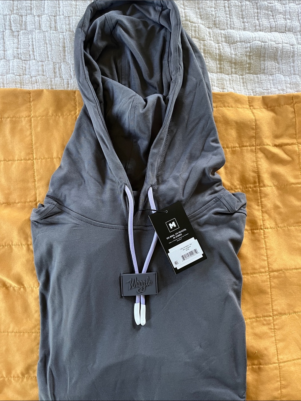 Waggle Golf Gray Hooded Pullover